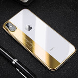 RAXFLY Luxury Transparent Case with Plated Frame For iPhone 6, 6 Plus, 6S, 6S Plus, 7, 7 Plus, 8, 8 Plus, X, XR, XS, XS Max, 11, 11 Pro, 11 Pro Max, Samsung Galaxy S8, S8 Plus, S9, S9 Plus, Note 8