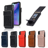 HAISSKY Vertical Magnetic Double Flip Wallet Leather Case for iPhone 5, 5S, 5C, SE, 6, 6 Plus, 6S, 6S Plus, 7, 7 Plus, 8, 8 Plus, X, XR, XS, XS Max, 11, 11 Pro, 11 Pro Max, Samsung Galaxy S7, S7 Edge, S8, S8 Plus, S9, S9 Plus, Note 8, Note 9