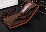 FlashyGram Compact Leather Male Wallet