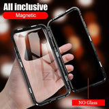 ZNP Magnetic Tempered Glass Case for iPhone 6, 6 Plus, 6S, 6S Plus, 7, 7 Plus, 8, 8 Plus, X, XR, XS, XS Max - Single or Double sided
