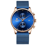 New CHEETAH CH1605 Reloj Hombre Branded Slim Stainless Steel Mens Watch - Quartz Chronograph with Water Resistance