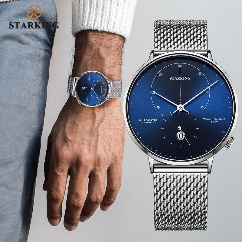 STARKING Official Branded AM0269 Luxury Mechanical Stainless Steel