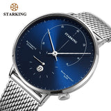 STARKING Official Branded AM0269 Luxury Mechanical Stainless Steel Men's Watch - 28800 High-Beats Automatic Self-Winding Movement