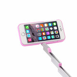 Selfie Stick Case with Stand and Bluetooth Remote Control for iPhone 6, 6 Plus, 6S, 6S Plus, 7, 7 Plus by iParts - Titanwise