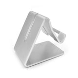Aluminium Desktop Universal Tablet Stand - Available in 7 colours Silver by Kisscase - Titanwise