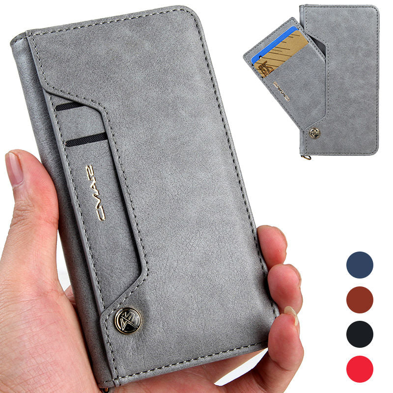 LBJ MAKY 1 Luxury Monogram Wallet Case,Premium Magnetic Leather Shockproof  Wallet Flip Protective Cover With Credit Card Slot Cover For App