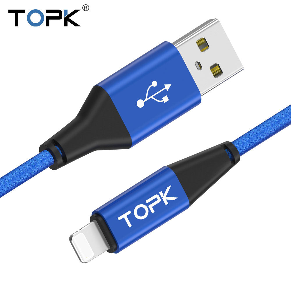 Lightning Cable Topk Cable Review TOPK Nylon Braided Multi