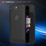 Brushed Carbon Fibre Case for OnePlus 3, 3T, 5, 5T, 6