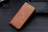 Musubo Luxury Leather Flip Wallet Case For iPhones and Samsung Galaxy Phones with Screen Protector