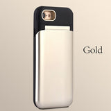 TikiTaka Hidden Card Holder and Mirror Flip Case For iPhone 6, 6 Plus, 6S, 6S Plus, 7, 7 Plus, 8, 8 Plus, X