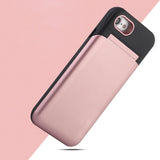 TikiTaka Hidden Card Holder and Mirror Flip Case For iPhone 6, 6 Plus, 6S, 6S Plus, 7, 7 Plus, 8, 8 Plus, X