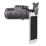 Orsda Universal Mobile Phone 40X Optical Zoom Telescope Lens Clip-on Accessory
