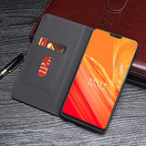 Vintage Style Luxury Leather Flip Wallet Case for OnePlus 6