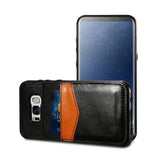 KISSCASE Leather Vertical Flip Pouch Wallet Case for Samsung Galaxy S6, S6 Edge, S7, S7 Edge, S8, S8 Plus, S9, S9 Plus, S10E, S10, S10 Plus, Note 9, Note 10, Note 10 Plus
