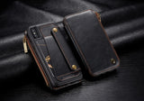New CaseMe Detachable Luxury Leather Flip Wallet Case For iPhone 6, 6 Plus, 6S, 6S Plus, 7, 7 Plus, 8, 8 Plus, X, XR, XS, XS Max, 11, 11 Pro, 11 Pro Max, SE 2020