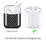 Mcase Ultra Thin Genuine Carbon Fibre Case for Apple AirPods 1, 2