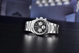 PAGANI DESIGN Official PD-1707 40mm Luxury Meca-Quartz Chronograph Stainless Steel Men's Watch - 200m Water Resistance - Sapphire Crystal - SEIKO VK63 Meca-Quartz