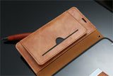 FLOVEME Double Flip Leather Wallet Case For iPhone 5, 5S, 5C, SE, 6, 6 Plus, 6S, 6S Plus, 7, 7 Plus, 8, 8 Plus, X, XR, XS, XS Max, 11, 11 Pro, 11 Pro Max