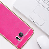 MouseMi Spedu Litchi Leather with Metal Frame Case For Samsung Galaxy Phones
