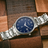 NAKZEN Official Branded SL1006G Classic Luxury Stainless Steel Slim Men's Quartz Watch - Genuine Leather or Stainless Steel Strap