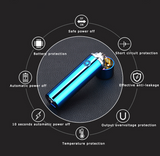 Mini USB Rechargeable Metal Plasma Lighter with Dual Pulse Arc