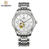 STARKING Official Branded AM0162 Luxury Mechanical Stainless Steel Men's Watch - MIYOTA 82S7 Automatic Self-Winding Skeleton Movement - Sapphire Crystal Glass
