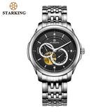 STARKING Official Branded AM0162 Luxury Mechanical Stainless Steel Men's Watch - MIYOTA 82S7 Automatic Self-Winding Skeleton Movement - Sapphire Crystal Glass