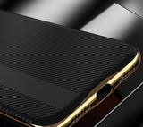 FLOVEME Anti-Slip Carbon Fibre Case For iPhone 7, 7 Plus, 8, 8 Plus, X
