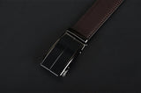 COWATHER New Genuine Cow Leather Luxury Men's Belt with Zinc Alloy Buckle