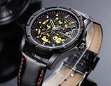 STARKING Official Branded Automatic Mechanical Skeleton Luxury Men's Watch - TM0901 Stainless Steel or AM0271 Leather