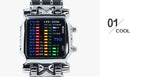 TVG Unique Luxury Digital Watch - 21 LED Binary Matrix