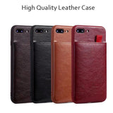 Leather Hidden Pull-out Wallet Case for iPhone 6, 6 Plus, 6S, 6S Plus, 7, 7 Plus, 8, 8 Plus, X, XR, XS, XS Max, 11, 11 Pro, 11 Pro Max, 12 Mini, 12, 12 Pro, 12 Pro Max