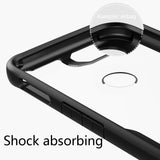 GerTong Luxury Transparent Case with Silicone Airbag Corners For OnePlus 5T and OnePlus 6
