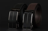 COWATHER New Genuine Cow Leather Luxury Men's Belt with Zinc Alloy Buckle