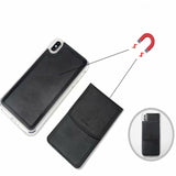 Leather Magnetic Detachable Wallet Case for iPhone 6, 6 Plus, 6S, 6S Plus, 7, 7 Plus, 8, 8 Plus, X, XR, XS, XS Max