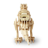 Robotime 3D Wooden Walking T-Rex Dinosaur Model with Sound Control - DIY Building Kit