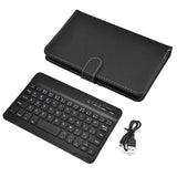 Portable Leather Flip Universal Phone Case with Bluetooth Wireless Keyboard and Kickstand - Available in 7 different colours