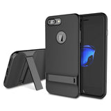 ROCK Royce Kickstand Case for Apple iPhone 7, 7 Plus Jet Black / For iPhone 7 by Rock - Titanwise