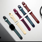 Sports Silicone Strap Band For Apple Watch Series 1, 2, 3, 4, 5 - Sports Holes and 2 Different Lengths