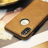 TikiTaka Slim Leather Protective Case for iPhone 6, 6 Plus, 6S, 6S Plus, 7, 7 Plus, 8, 8 Plus, X, XR, XS, XS Max, 11, 11 Pro, 11 Pro Max