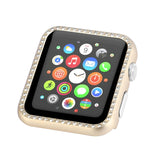 CRESTED Diamond Studded Case for Apple Watch Series 1, 2, 3, 4, 5, 6, SE with Free Glass Screen Protector - 5 Colours Available