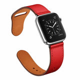 CRESTED Genuine Leather Strap Band for Apple Watch Series 1, 2, 3, 4, 5