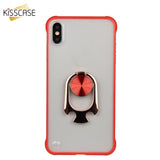 KISSCASE Magnetic Bottle Opener Ring Grip Case for iPhone 6, 6 Plus, 6S, 6S Plus, 7, 7 Plus, 8, 8 Plus, X, XR, XS, XS Max