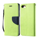 Multi-colour Flip Leather Case with Wallet and Stand for iPhone 6, 6 Plus, 6S, 6S Plus, 7, 7 Plus Green / For iPhone 6, 6s by Kisscase - Titanwise