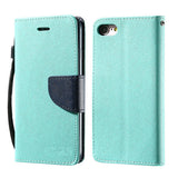 Multi-colour Flip Leather Case with Wallet and Stand for iPhone 6, 6 Plus, 6S, 6S Plus, 7, 7 Plus Mint / For iPhone 6, 6s by Kisscase - Titanwise
