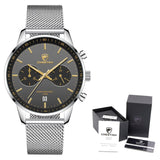 CHEETAH Official New CH1608 Branded Stainless Steel Chronograph Quartz Men's Watch