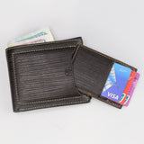 Baellerry W030 Vintage Tri-Fold Leather Men's Wallet with Removable Mini Card Wallet