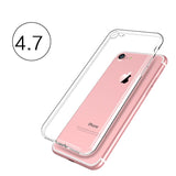 Transparent Silicone Case for iPhone 4, 4S, 5, 5S, SE, 6, 6S, 6 Plus, 6S Plus, 7, 7 Plus For iphone 7 by PZOZ - Titanwise