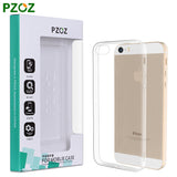 Transparent Silicone Case for iPhone 4, 4S, 5, 5S, SE, 6, 6S, 6 Plus, 6S Plus, 7, 7 Plus For iphone 5, 5s, SE by PZOZ - Titanwise