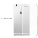 Transparent Silicone Case for iPhone 4, 4S, 5, 5S, SE, 6, 6S, 6 Plus, 6S Plus, 7, 7 Plus For iphone 6, 6s by PZOZ - Titanwise